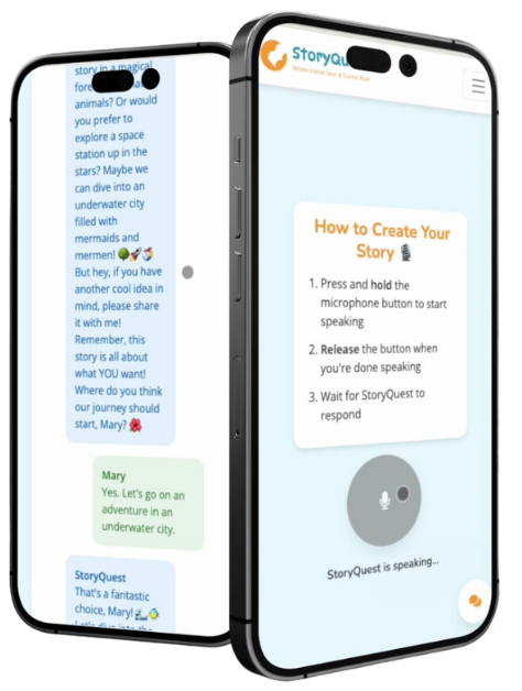 StoryQuest App Interface