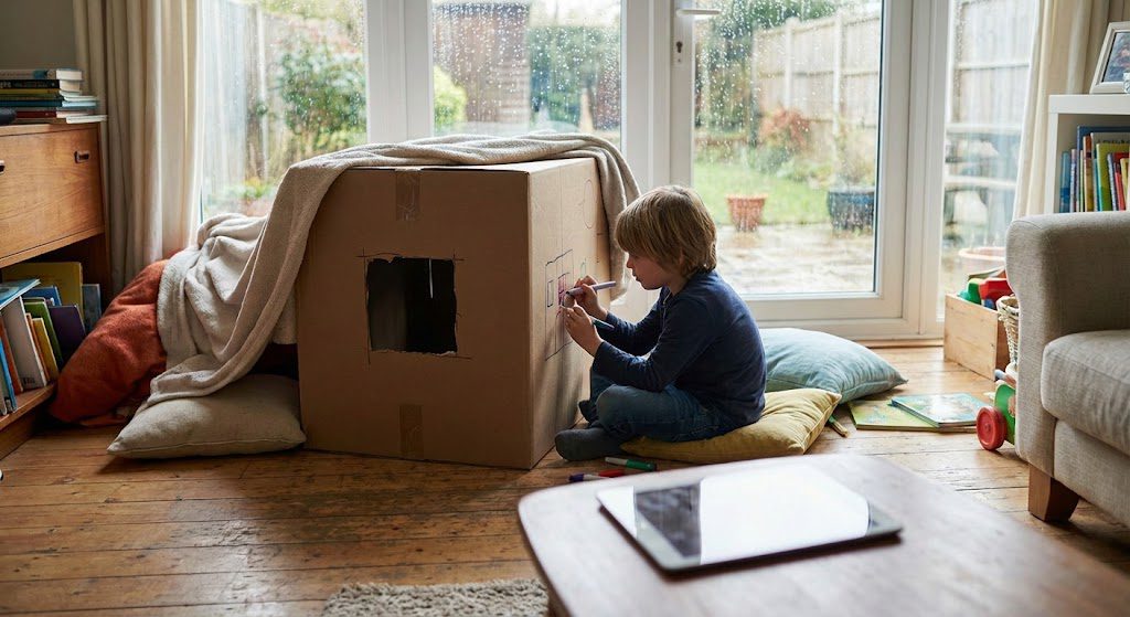 The “Default Mode” Deficit: Why Your Child’s Brain Needs “Boredom” to Build a World