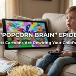 The “Popcorn Brain” Epidemic: Why Fast Cartoons Are Rewiring Your Child’s Focus