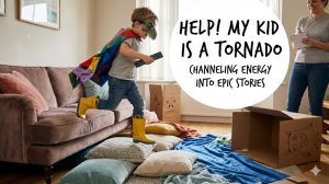 Help! My Kid is a Tornado (And How to Channel That Energy Into Epic Stories)