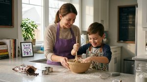 What I’m Teaching My Son About Women’s Day (And Why He Once Made Me Almost Cry Laughing — In a Terrifying Way)